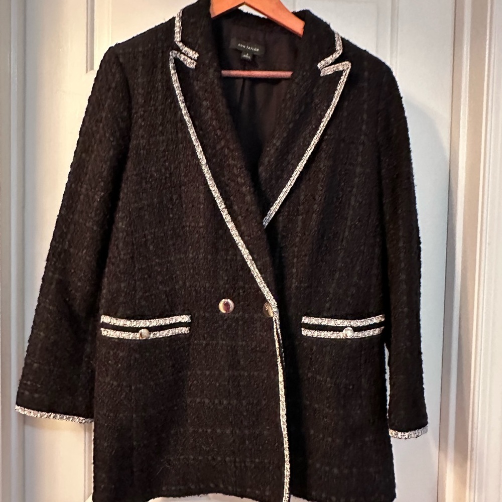 Ann Taylor Tweed blazer Size M